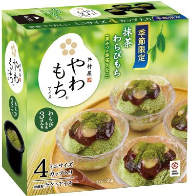 ＢＯＸやわもちアイス（抹茶わらびもち）