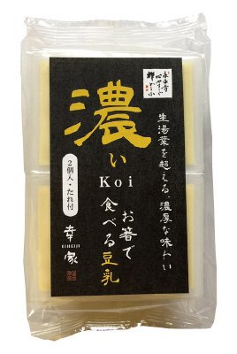 濃いＫｏｉお箸で食べる豆乳