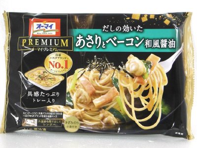 あさりとベーコン和風醤油