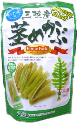 三陸産茎めかぶ　うす塩味
