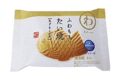ふわもちたい焼・あずきミルク