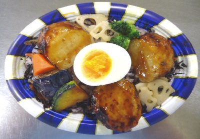つくねと彩り野菜の十穀ごはん弁当