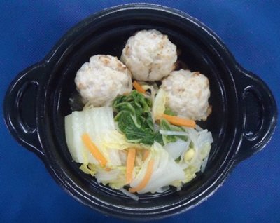 ふもと赤鶏の鶏団子スープ