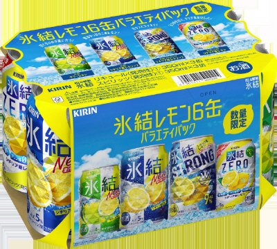 19夏 キリン 氷結レモン6缶バラエティパック