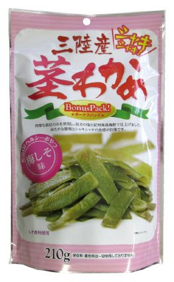 三陸産茎わかめ　梅しそ味