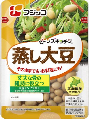 蒸し大豆
