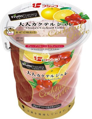 フルーツセラピー　大人カクテルジュレ　グレープフルーツ＆クランベリー