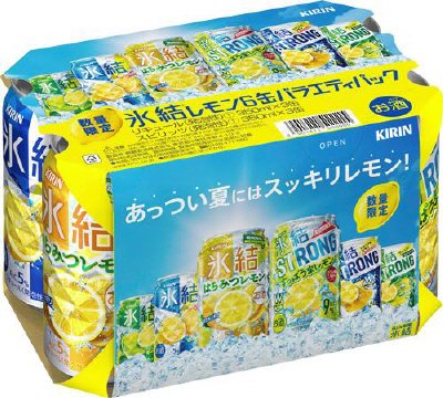20年夏 キリン 氷結レモン6缶バラエティパック
