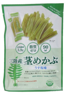 三陸産茎めかぶ　うす塩味