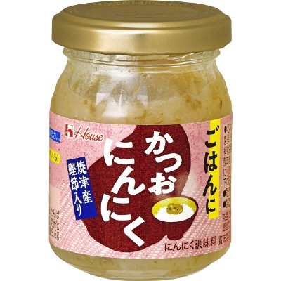 ごはんにかつおにんにく