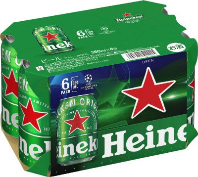 ハイネケン　UEFAチャンピオンズリーグ6缶パック景品付き