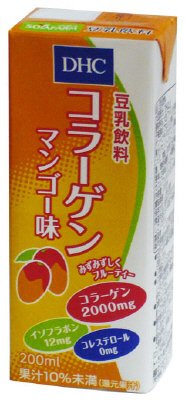 ＤＨＣ豆乳飲料　コラーゲンマンゴー味