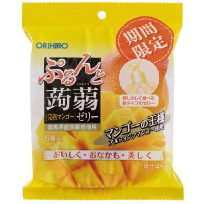 ぷるんと蒟蒻ゼリー完熟マンゴー（パウチ）