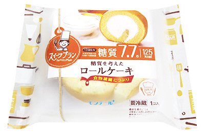 糖質を考えたロールケーキ