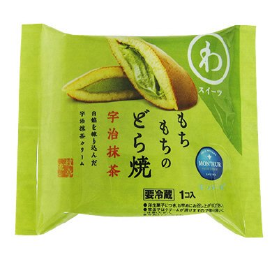 もちもちのどら焼・宇治抹茶