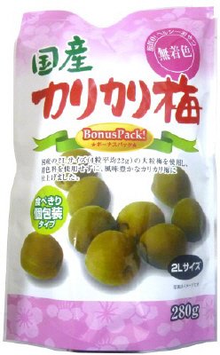 国産カリカリ梅