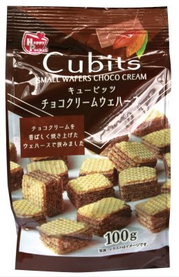 キュービッツ　チョコクリームウェハース