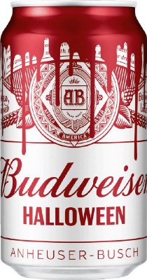 バドワイザー　ハロウィンデザイン缶