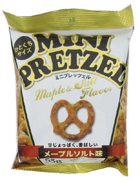 ミニプレッツェル　メープルソルト味