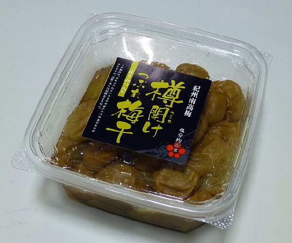 紀州南高梅　樽開けつぶれ梅干　はちみつ入り