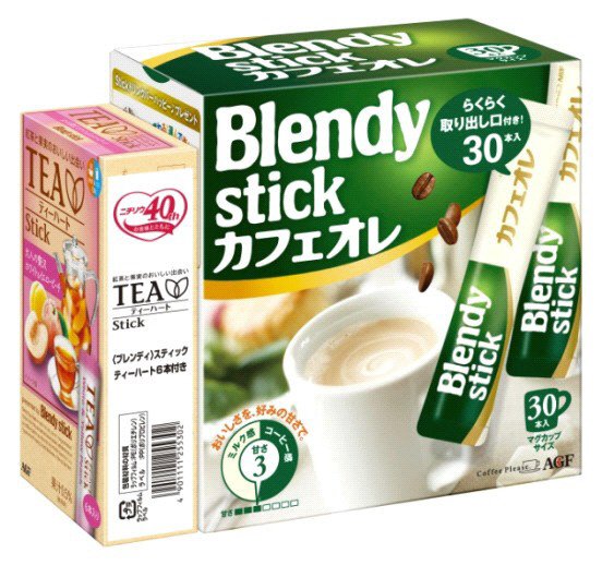 スティックカフェオレ３０本＋ティーハートホワイト＆イエローピーチ６本