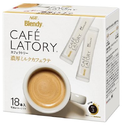 「ブレンディカフェラトリー」スティック　濃厚ミルクカフェラテ１８本