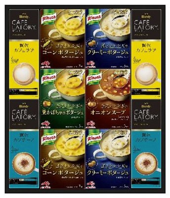 〈ギフトレシピ〉「クノール」スープ＆コーヒーギフト　KGC-30N