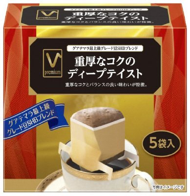 V　premium　パーソナルレギュラーコーヒー　重厚なコクのディープテイスト５袋