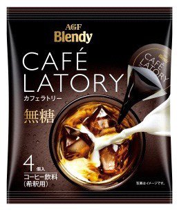 カフェラトリーポーションコーヒー無糖４個