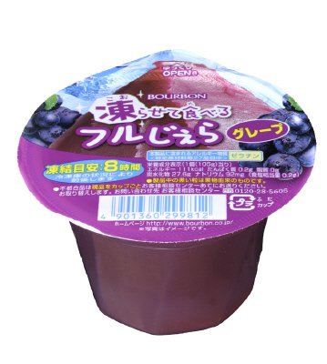 凍らせて食べるフルじぇらグレープ