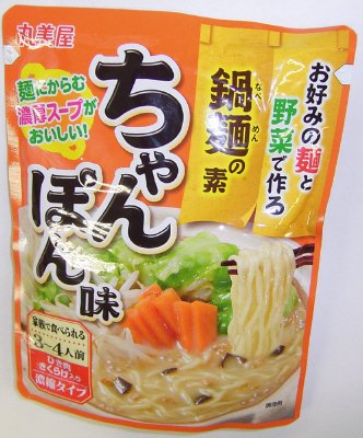 鍋麺の素　ちゃんぽん味