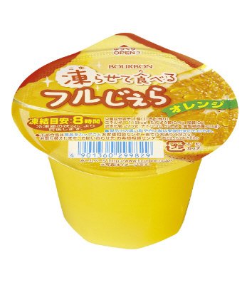 凍らせて食べるフルじぇらオレンジ