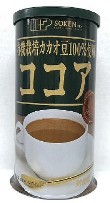 有機栽培カカオ豆１００％使用ココア