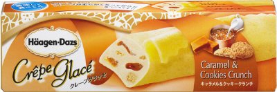 クレープグラッセ　キャラメル＆クッキークランチ