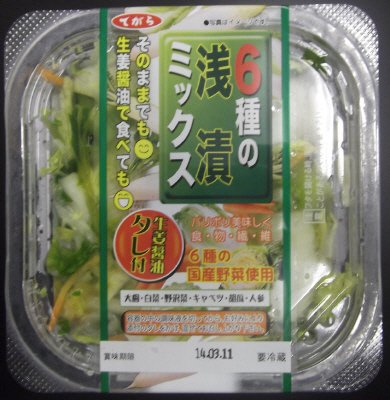 ６種の浅漬ミックス