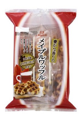 豊かな香りのメイプルワッフル