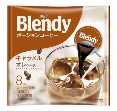 「ブレンディR」ポーションコーヒー　キャラメルオレベース　８個