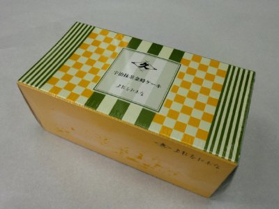 宇治抹茶金時ケーキ