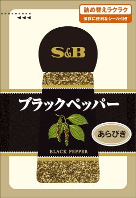 Ｓ＆Ｂ袋入りブラックペッパー（あらびき）14g
