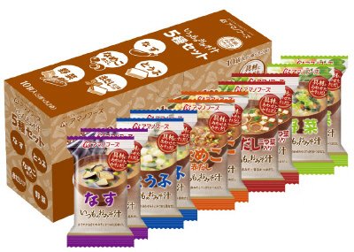 いつものおみそ汁　５種セット１０食