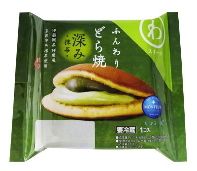 ふんわりどら焼・深み抹茶