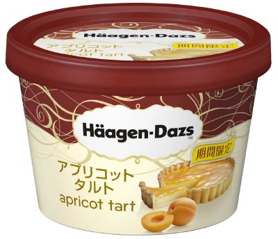 ハーゲンダッツ　ミニカップ　アプリコットタルト