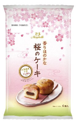 香りほのかな桜のケーキ