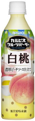 カルピスフルーツパーラー白桃　濃厚ピーチソース仕立て