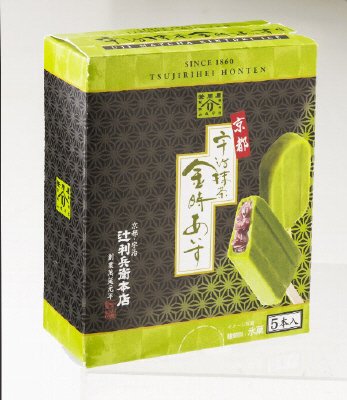 辻利兵衛本店　宇治抹茶金時あいす