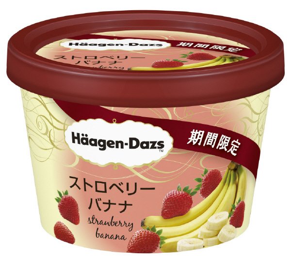 ミニカップ　ストロベリーバナナ