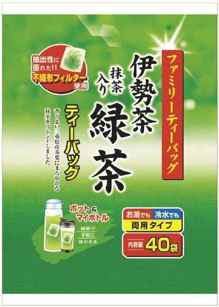 伊勢茶抹茶入り緑茶ティーバッグ