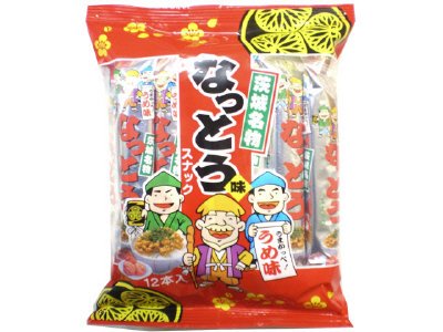 茨城名物なっとう味スナック　梅味