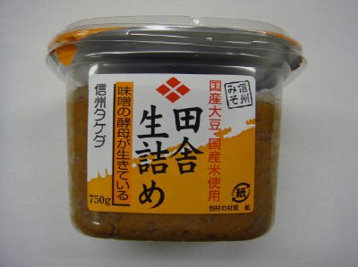 信州みそ田舎生詰