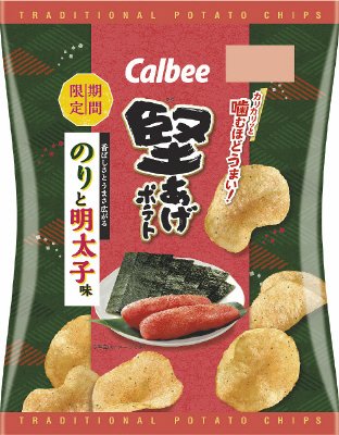 堅あげポテトのりと明太子味